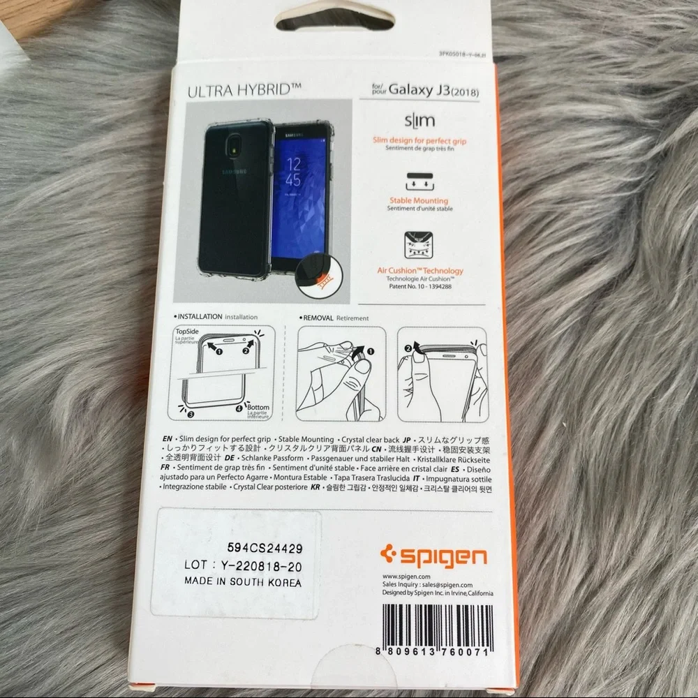 Samsung Galaxy J3 Phone Case Clear